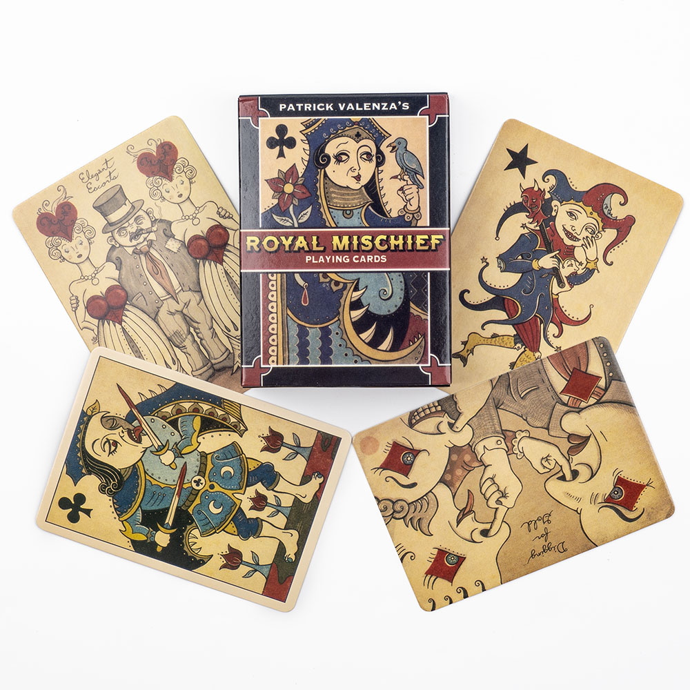 Party Games Console - Carte da gioco Royal Mischief, 54