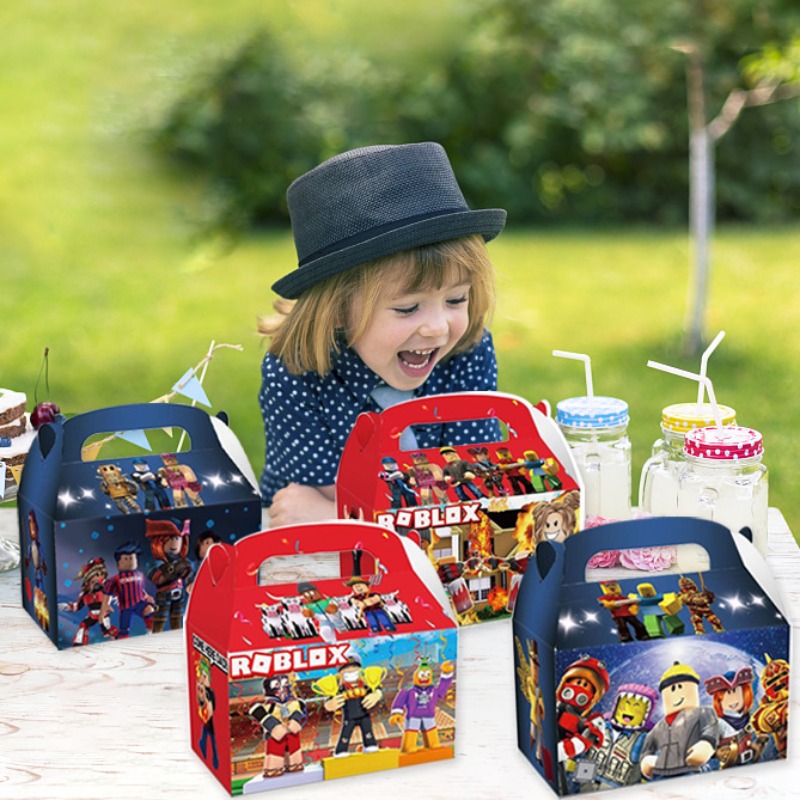 Party Games Box - Scatole Regalo a Tema Roblox per