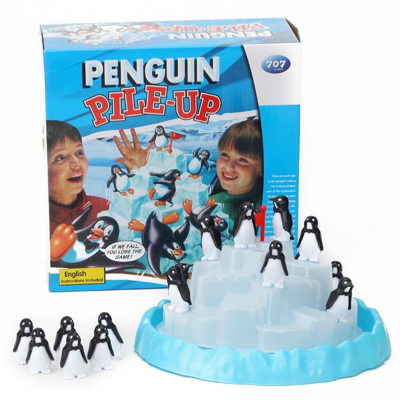 Party Games Adult Birthday - Gioco da Tavolo Puzzle con Pinguini