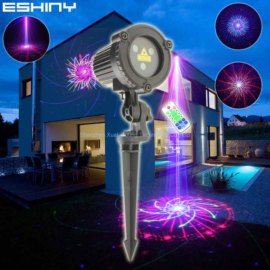 Games Garden Party - ESHINY RGB Laser Landscape Light Moving