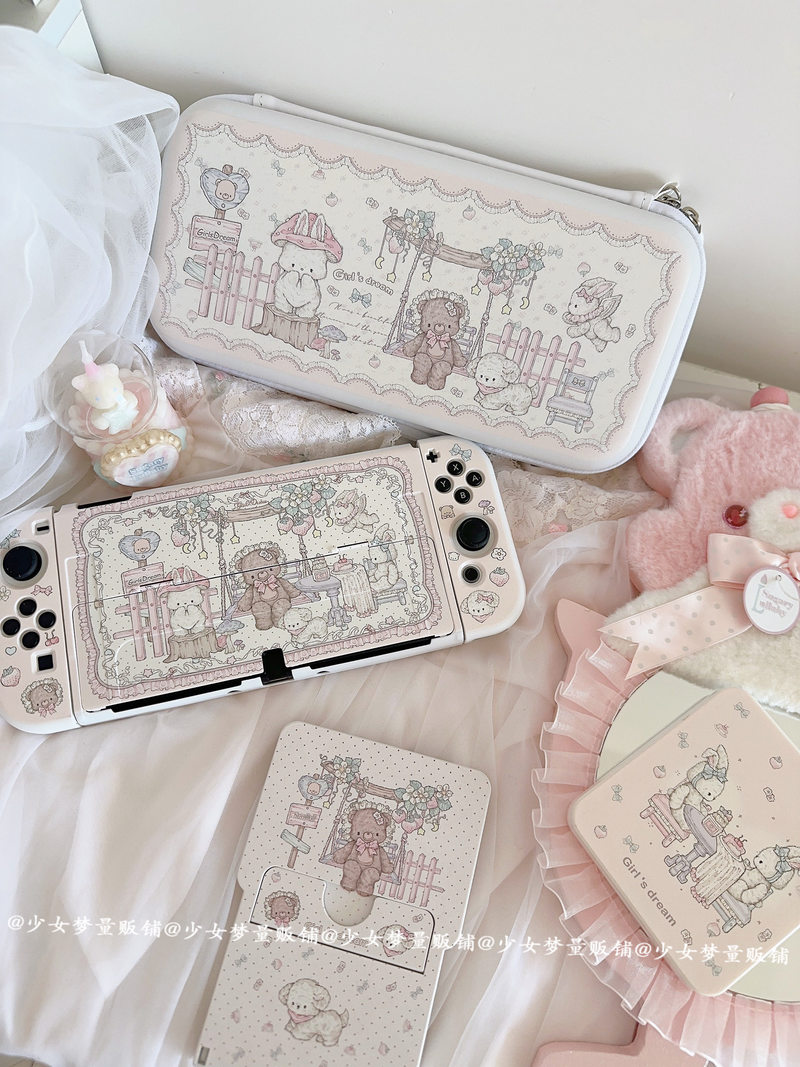 Party Games Console - Custodia Protettiva per Nintendo Switch (OLED/NS)