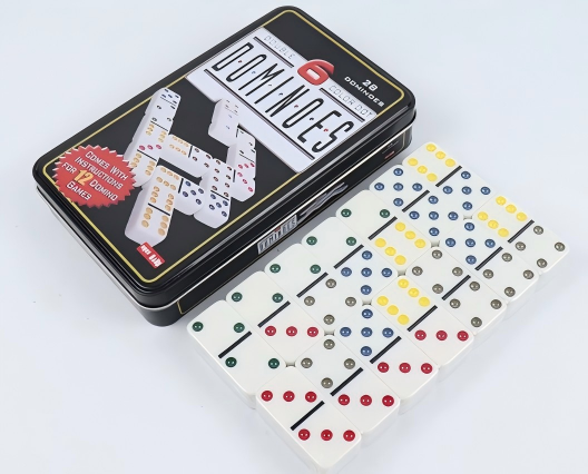 Party Games Box - ElegantMahj Set di Domino Doppio Sei