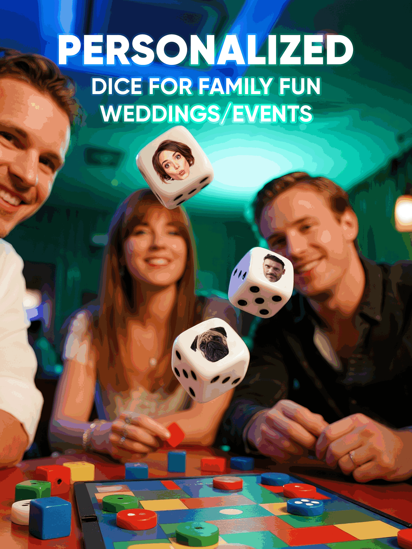 Dadi Personalizzati con Volti, - Party Games Gifts recensione e prezzo